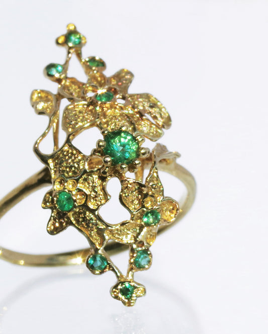 Emerald Lace Ring