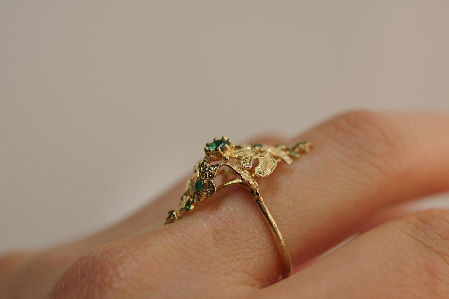 Emerald Lace Ring