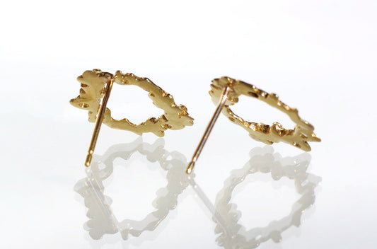 Flower Wreath Earrings – Studs