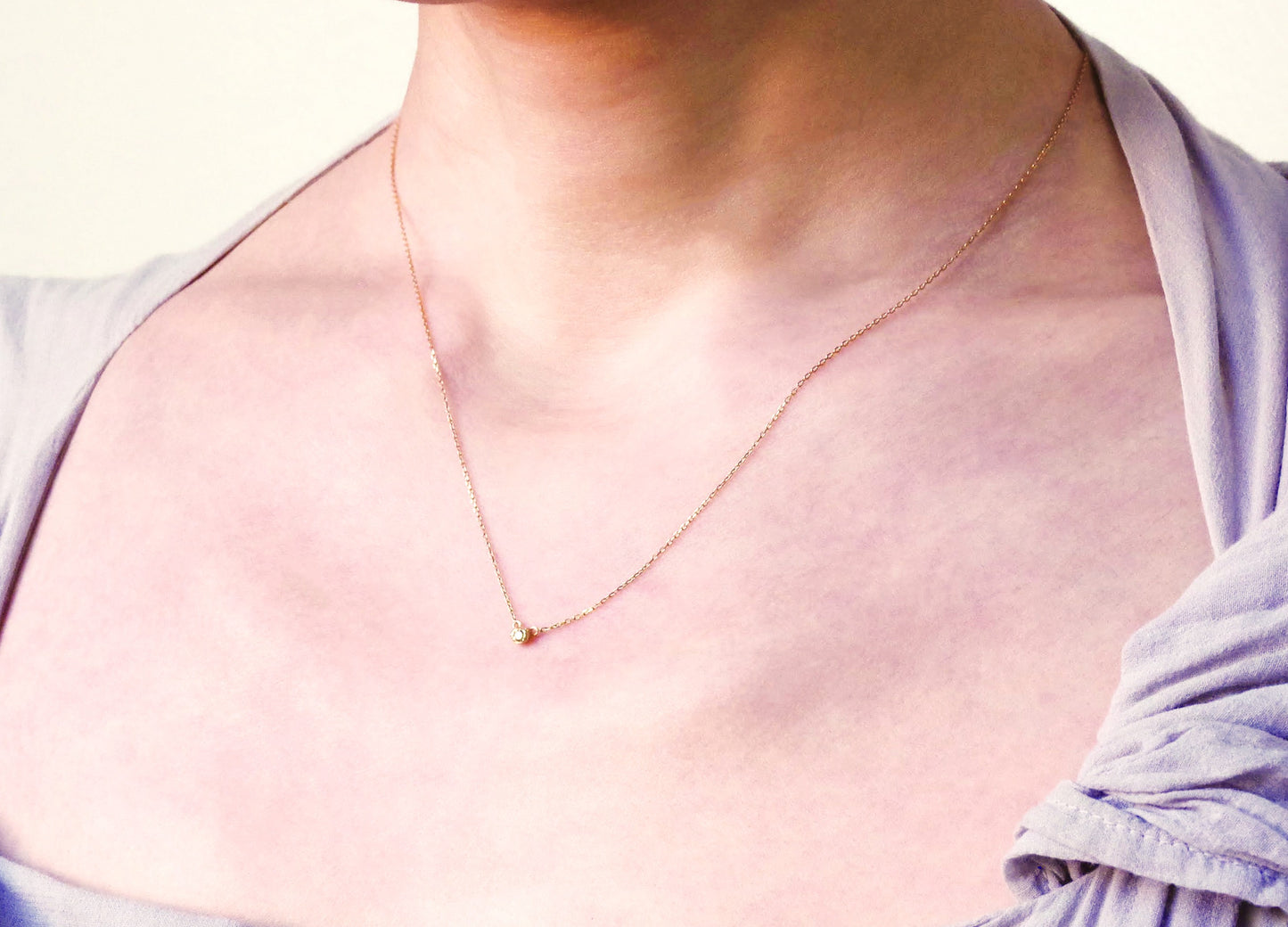 Stone Diamond Necklace