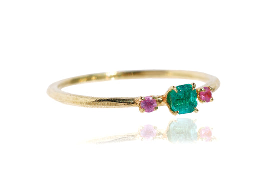 Emerald Sapphire Ring