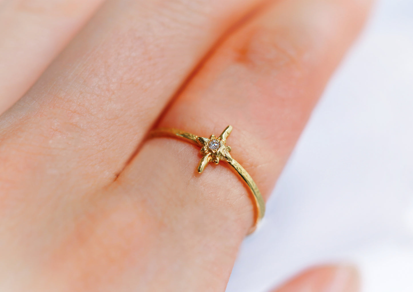 Evening Star Diamond Ring