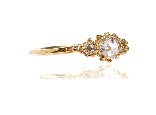 Rose-cut Diamond Ring