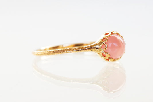Rhodochrosite Ring