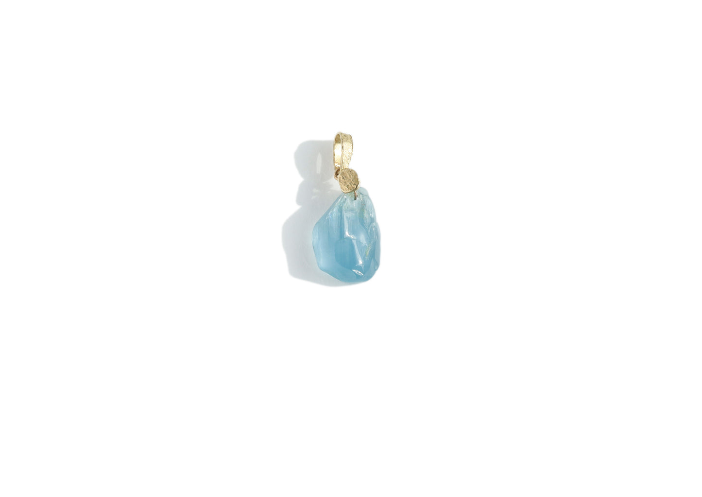 Aquamarine  Necklace Charm