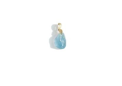 Aquamarine  Necklace Charm