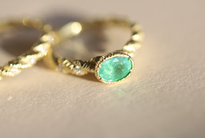 Paraiba Tourmaline Diamond Ring