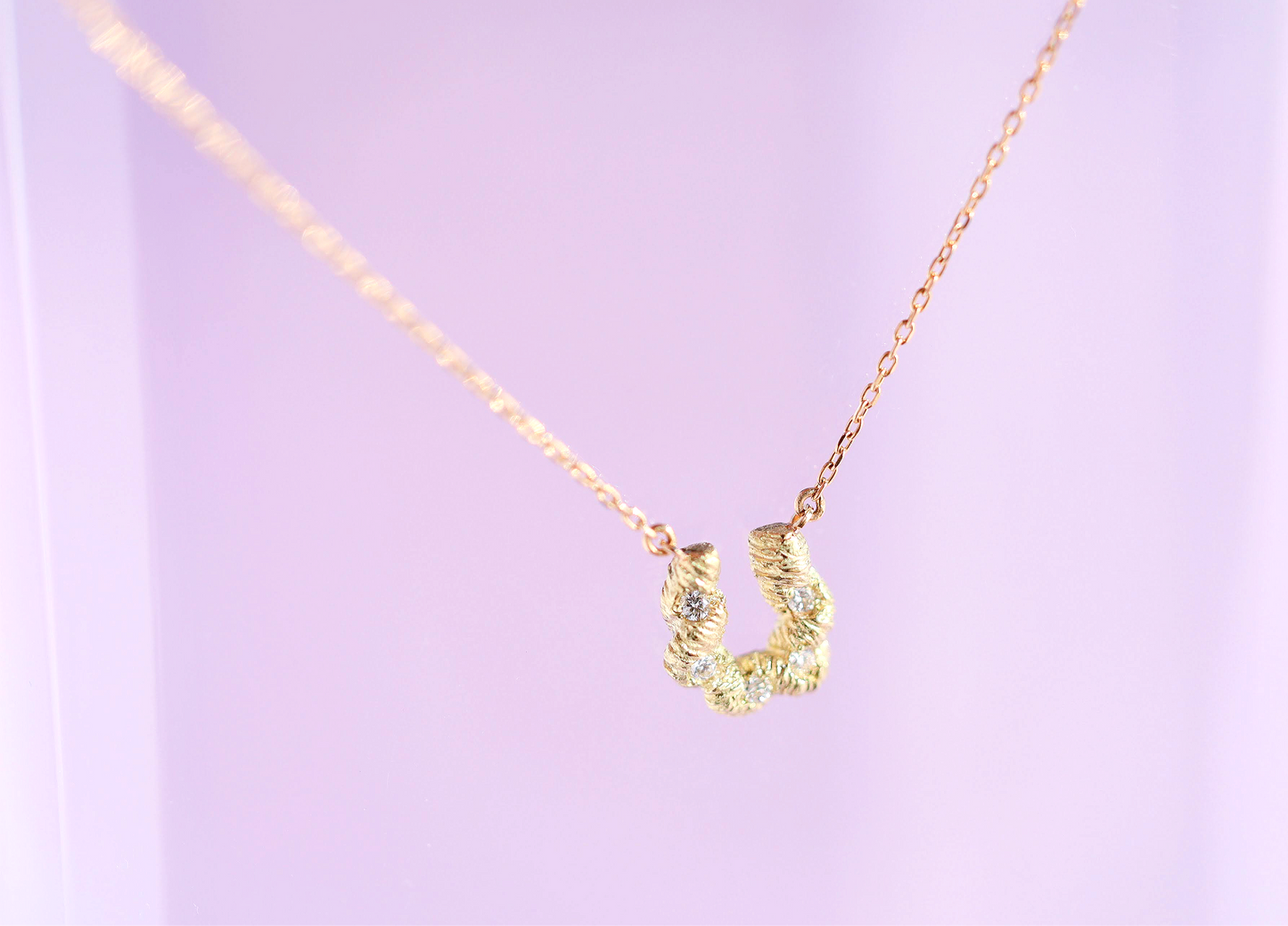 Diamond Horseshoe Necklace