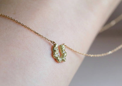 Diamond Horseshoe Necklace