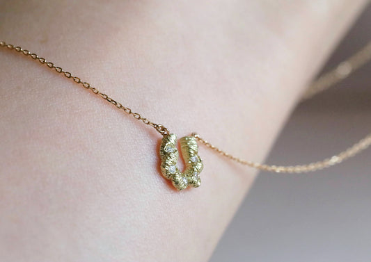 Diamond Horseshoe Necklace