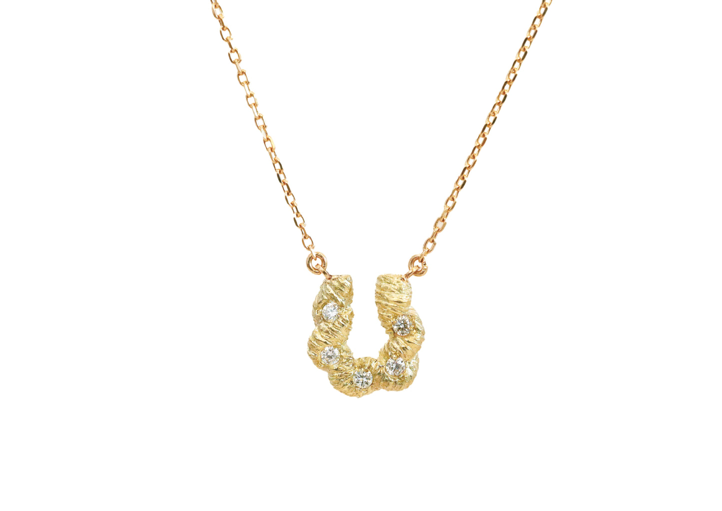 Diamond Horseshoe Necklace