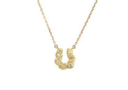 Diamond Horseshoe Necklace