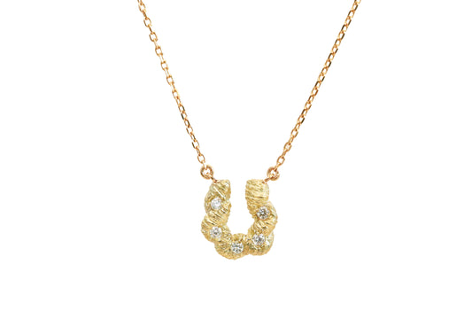 Diamond Horseshoe Necklace