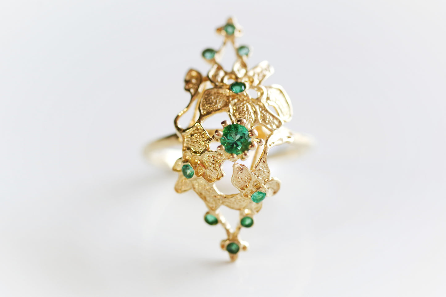 Emerald Lace Ring
