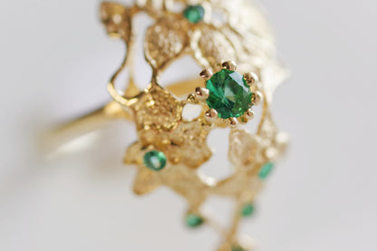 Emerald Lace Ring