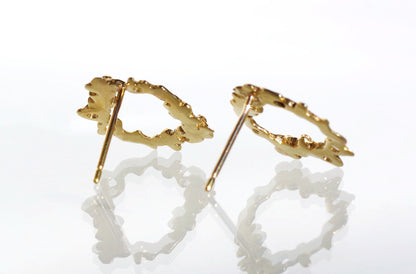 Flower Wreath Earrings – Studs