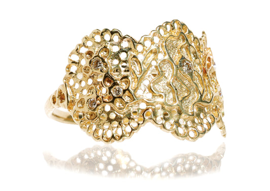 Scalloped Lace Ring
