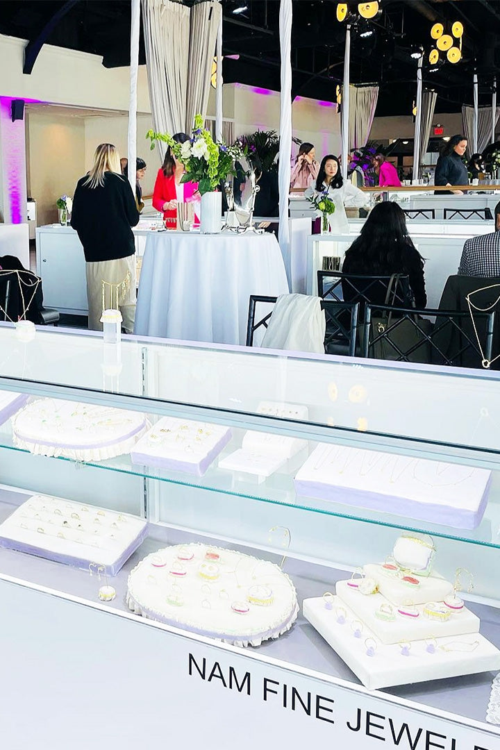 ニューヨークの「MELEE THE SHOW」での展示ブース風景