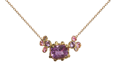 Sapphire Diamond Necklace