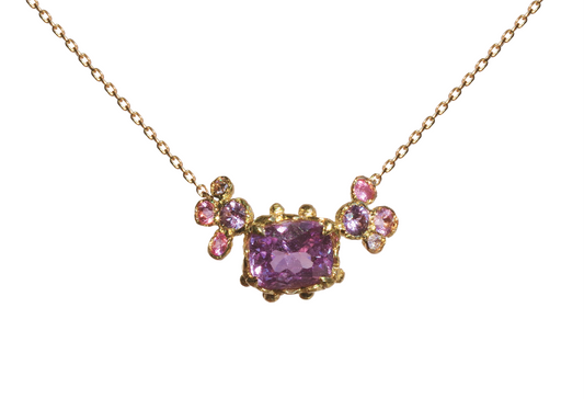 Sapphire Diamond Necklace