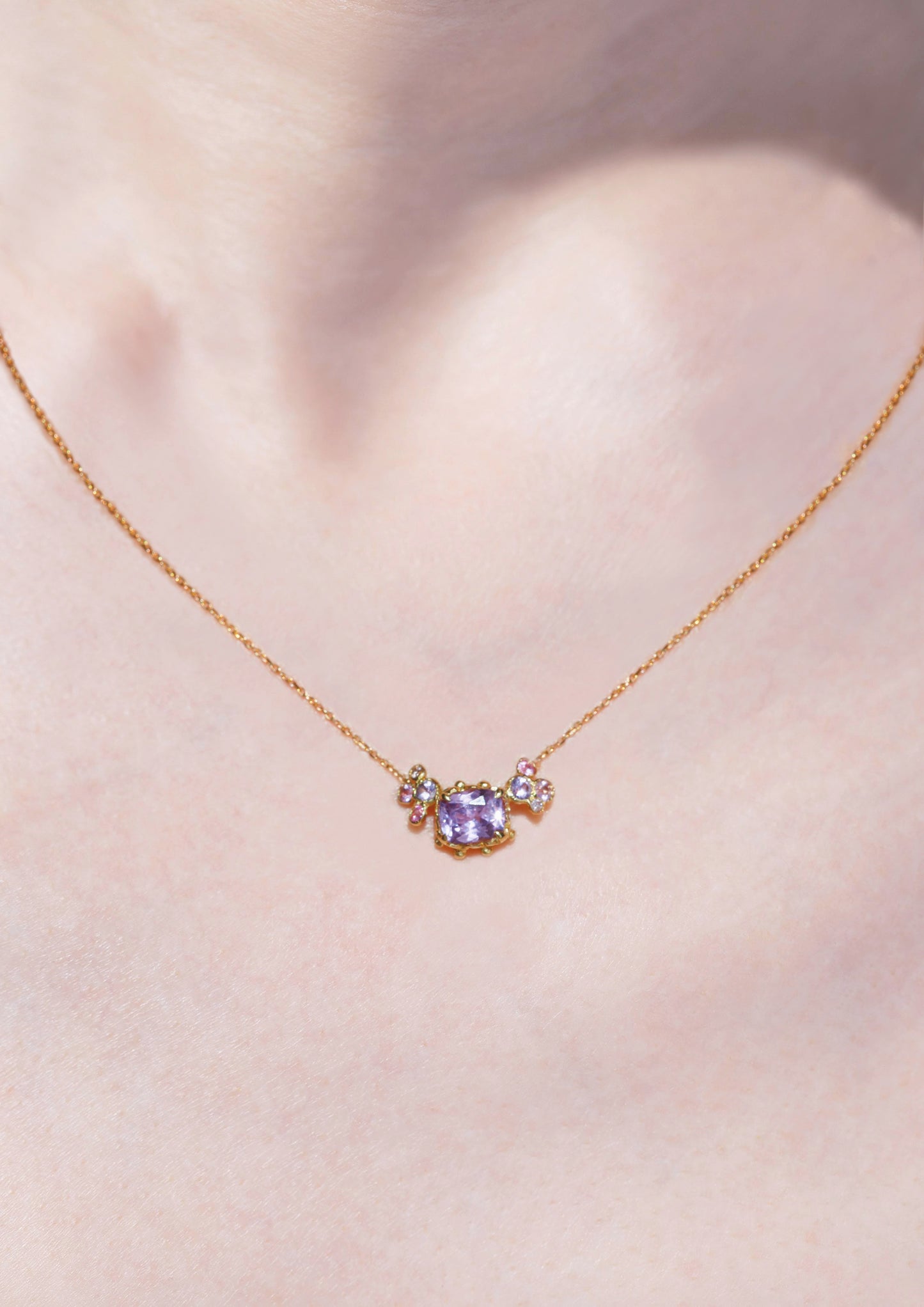 Sapphire Diamond Necklace