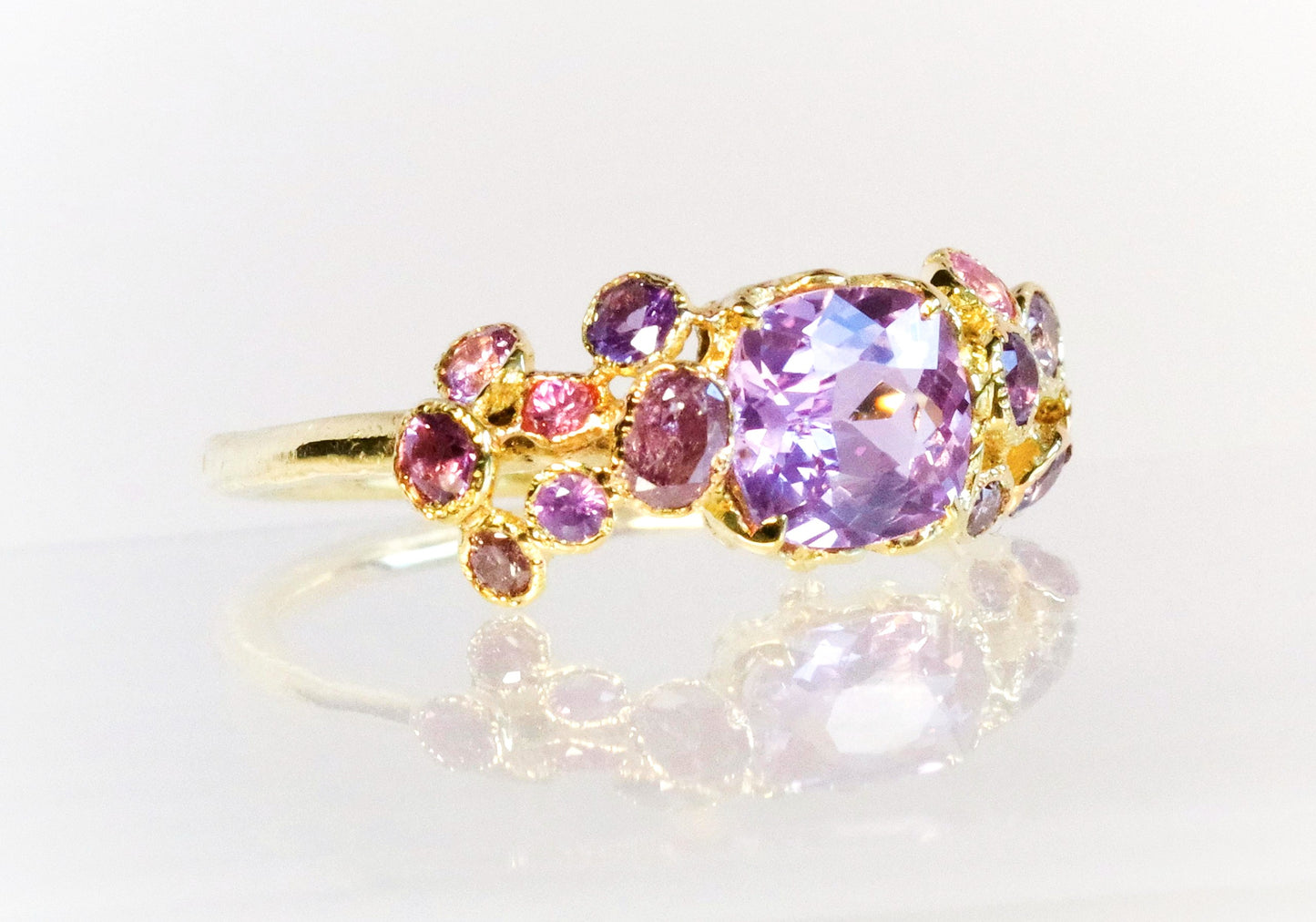 Sapphire Diamond Ring