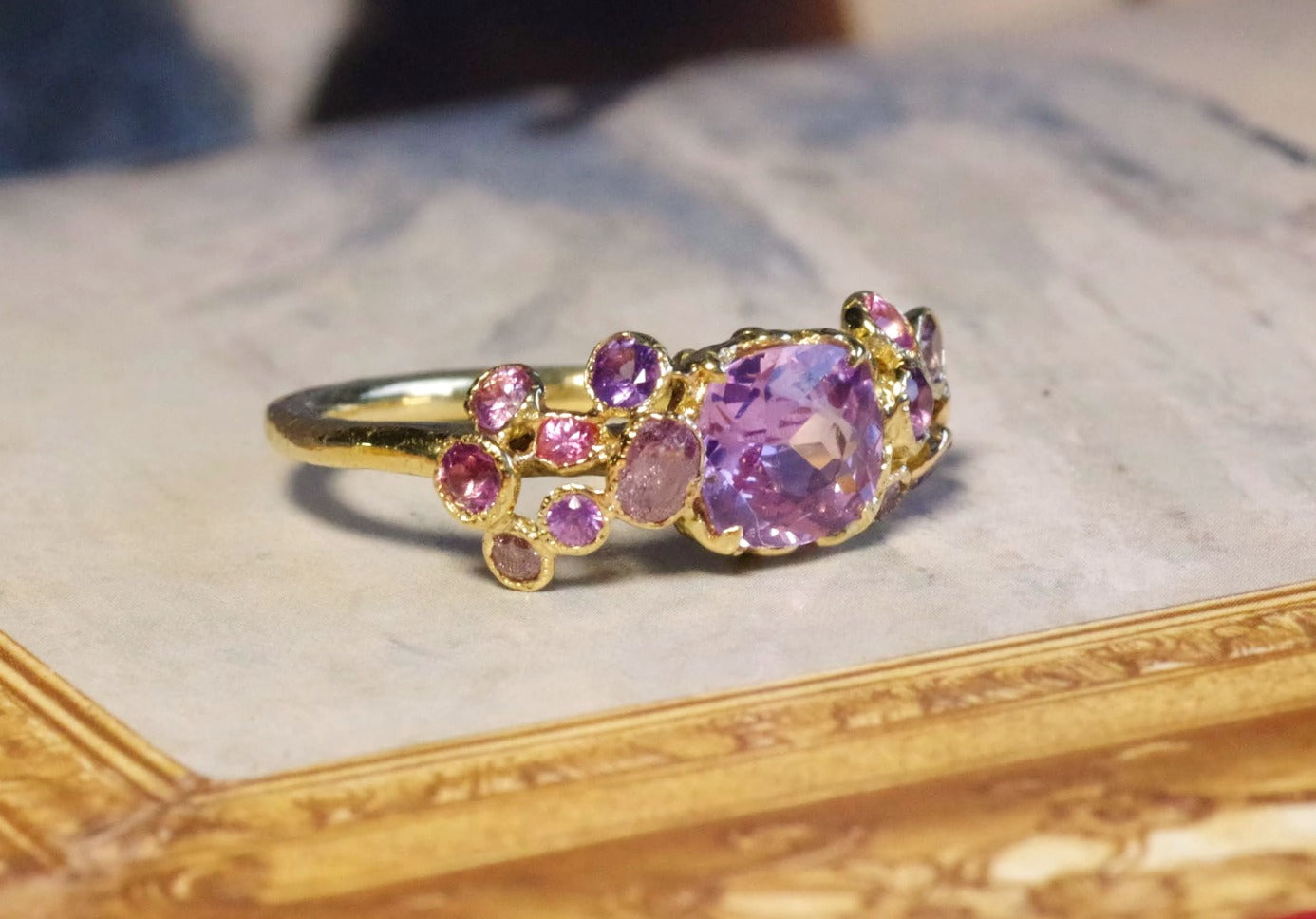 Sapphire Diamond Ring