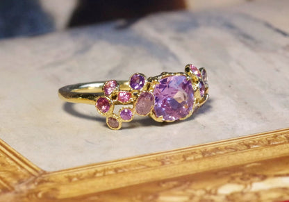 Sapphire Diamond Ring