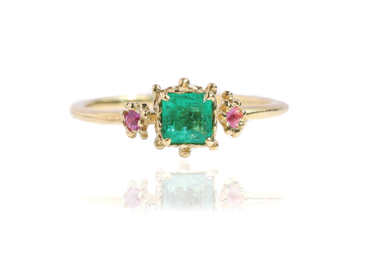 Emerald Sapphire Ring