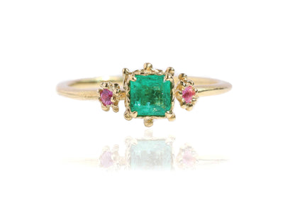Emerald Sapphire Ring