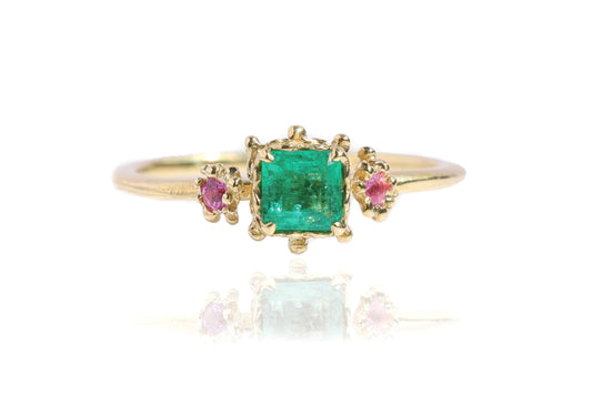 Emerald Sapphire Ring