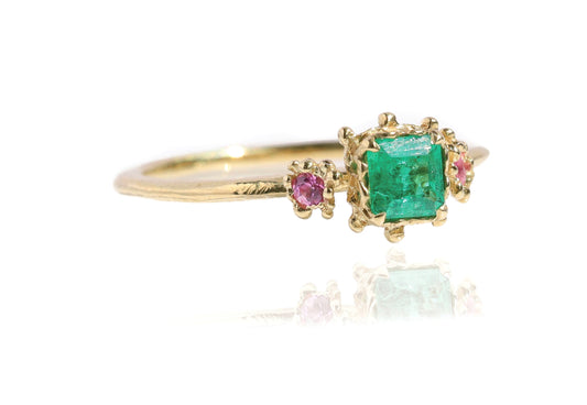 Emerald Sapphire Ring