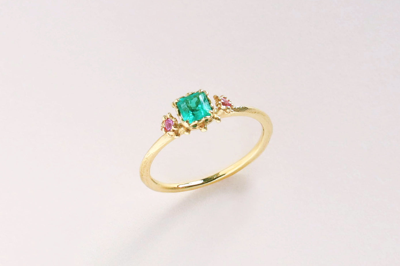 Emerald Sapphire Ring