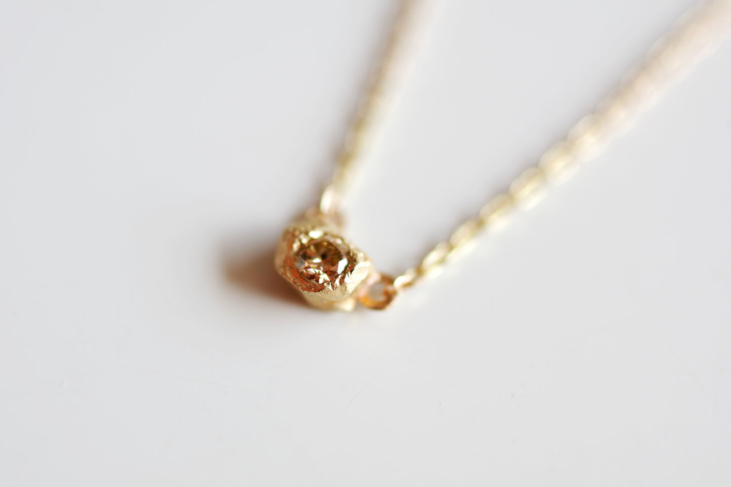 Stone Diamond Necklace