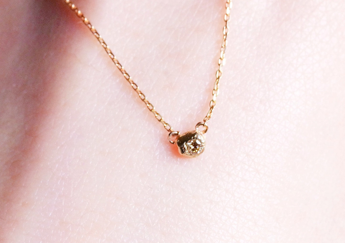 Stone Diamond Necklace