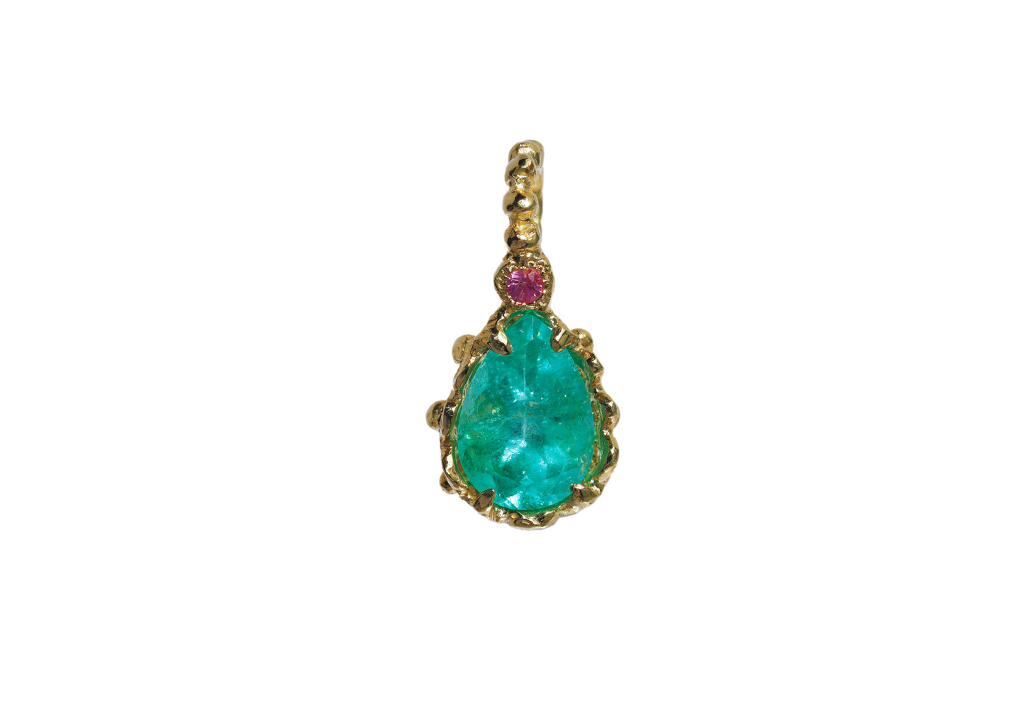 Elizabeth Necklaces Charm - Emerald Sapphire
