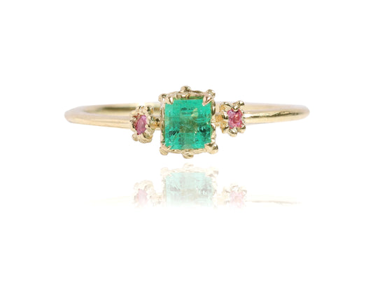 Emerald Sapphire Ring