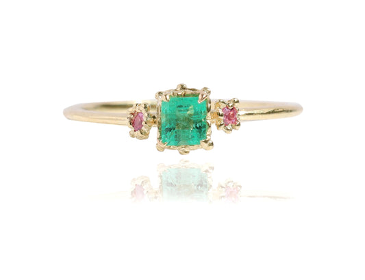 Emerald Sapphire Ring