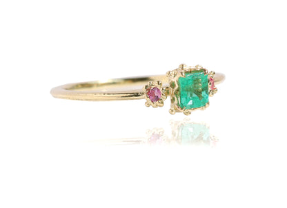 Emerald Sapphire Ring
