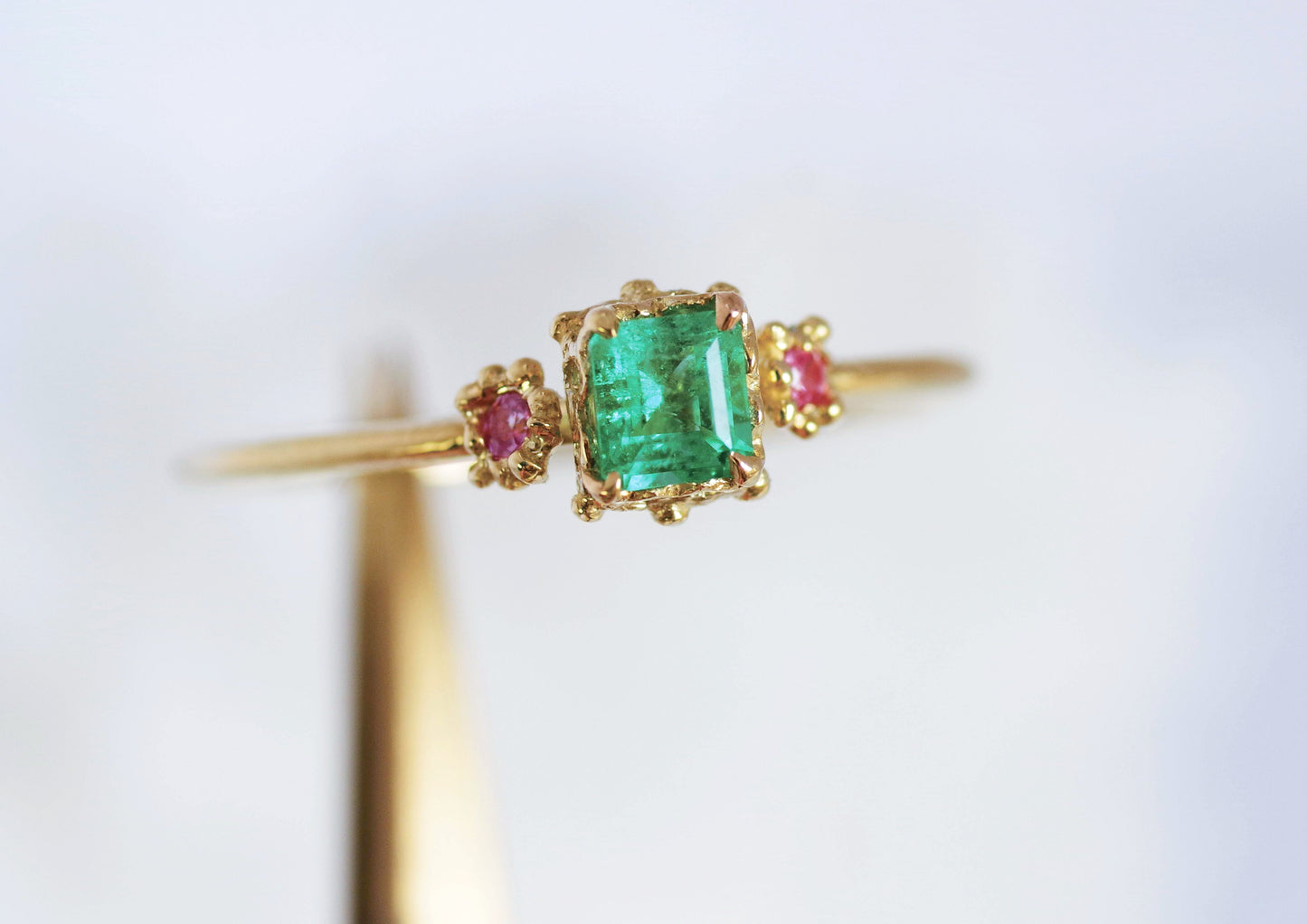 Emerald Sapphire Ring