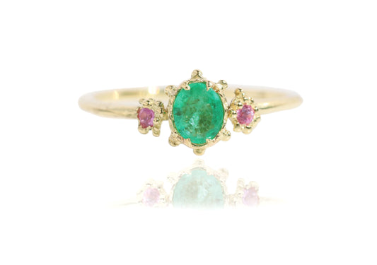 Emerald Sapphire Ring
