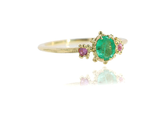Emerald Sapphire Ring