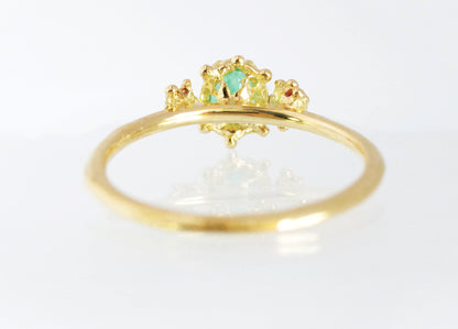 Emerald Sapphire Ring