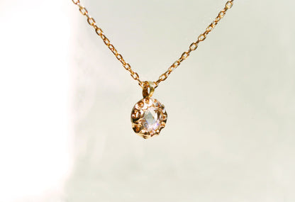 Rose-cut Scalloped Necklace