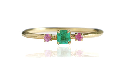 Emerald Sapphire Ring