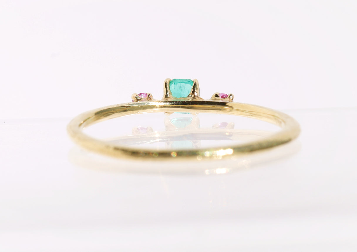 Emerald Sapphire Ring