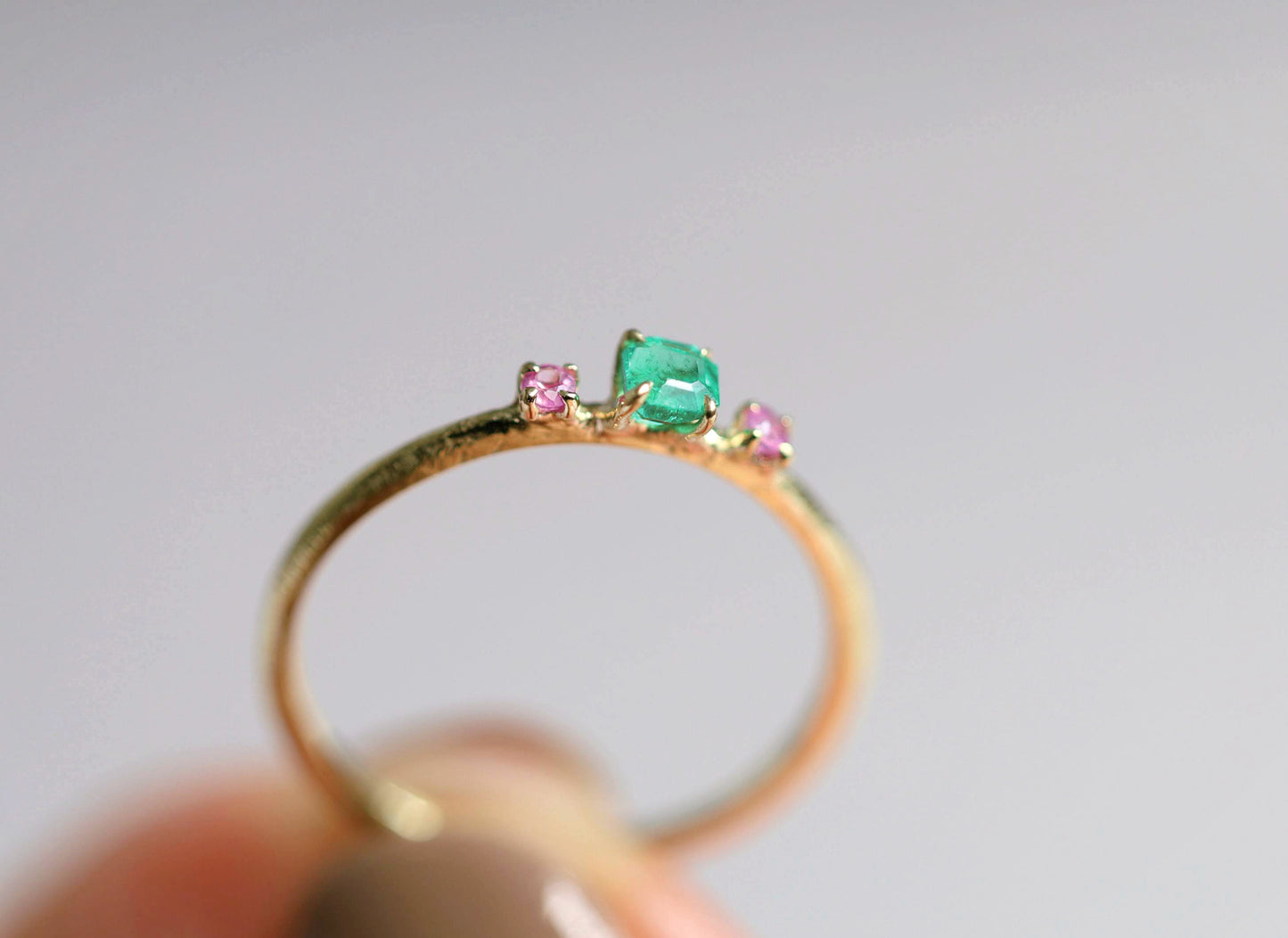 Emerald Sapphire Ring