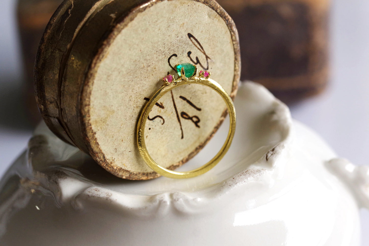 Emerald Sapphire Ring