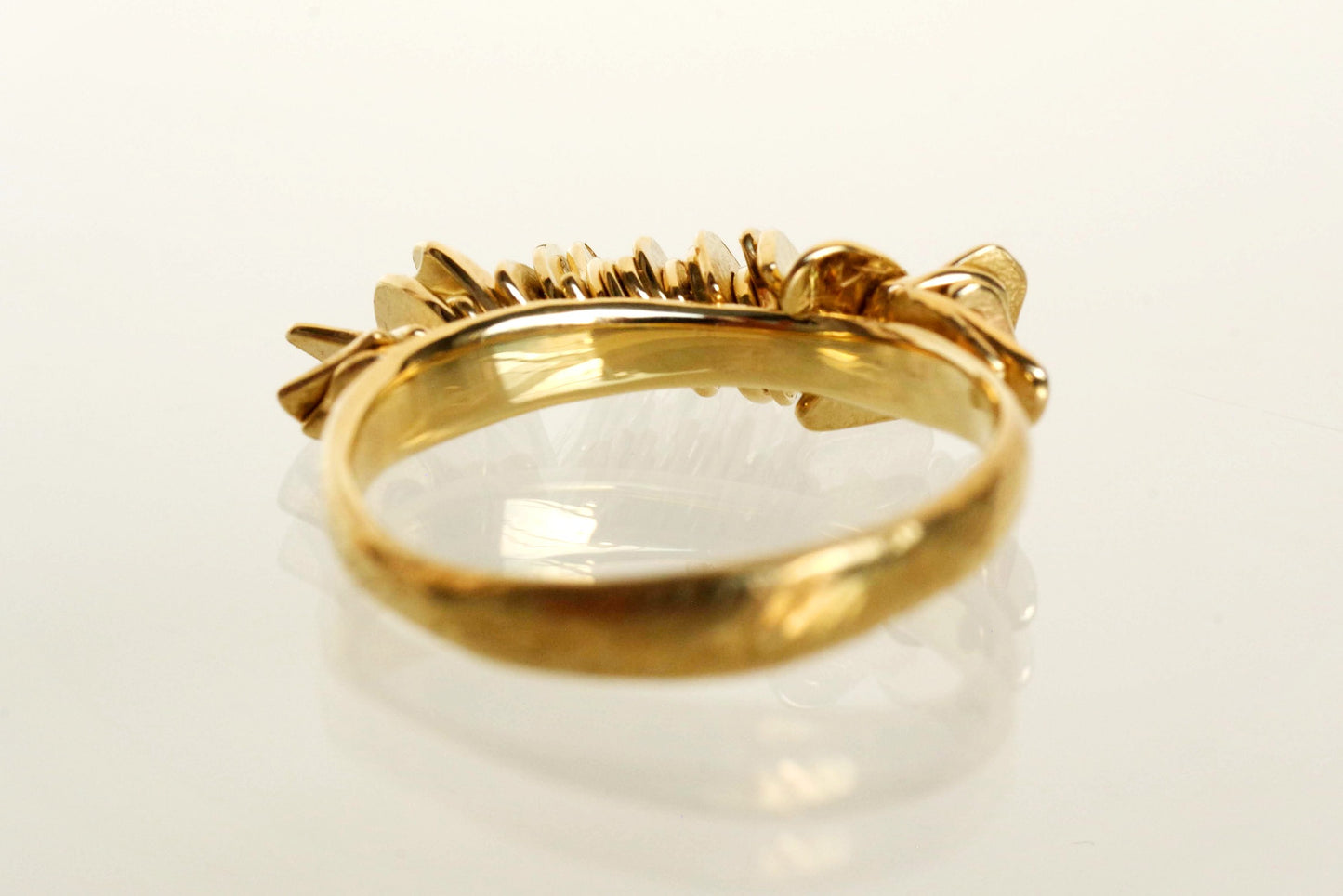 Gold Medallion Ring