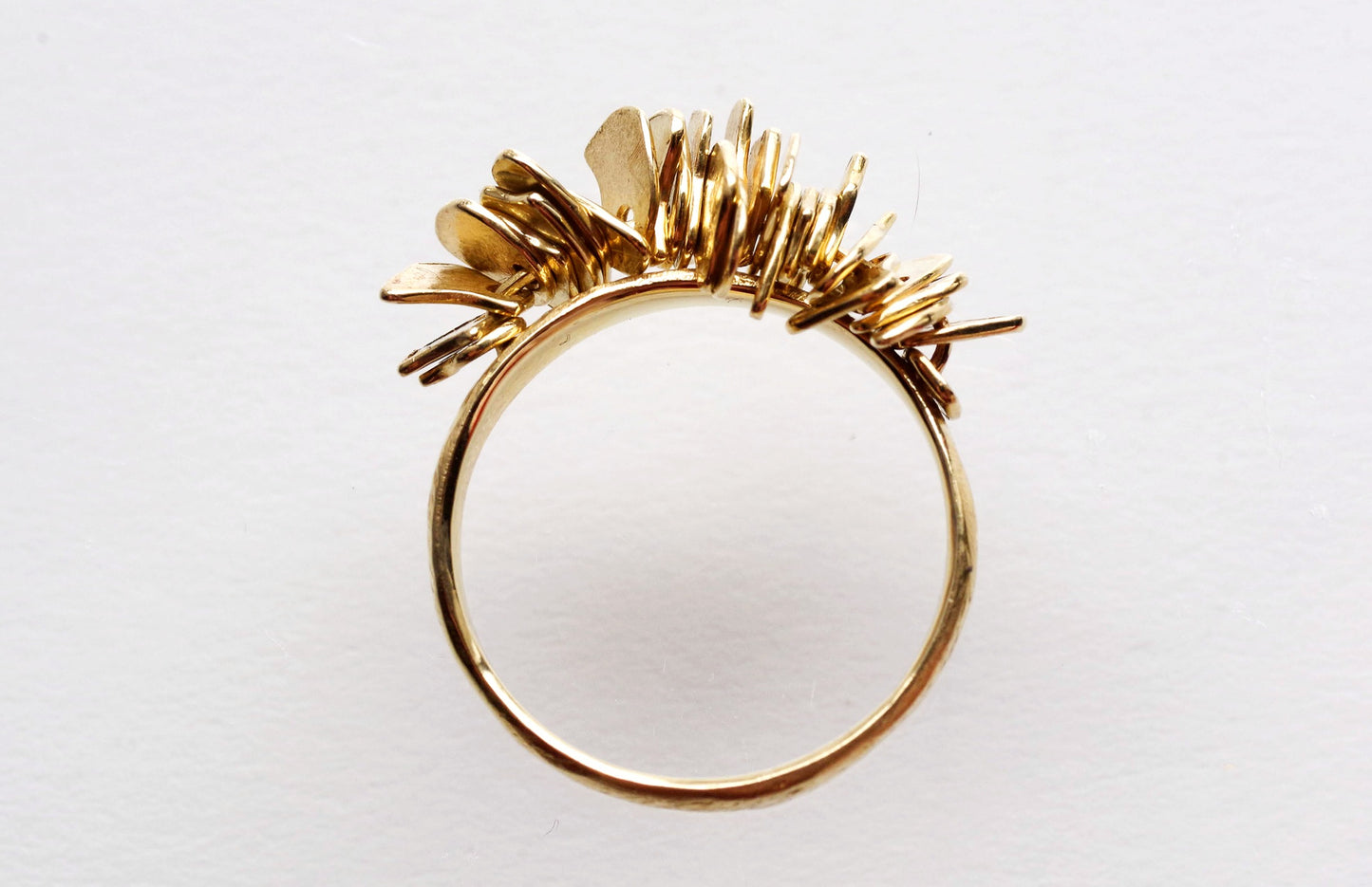 Gold Medallion Ring